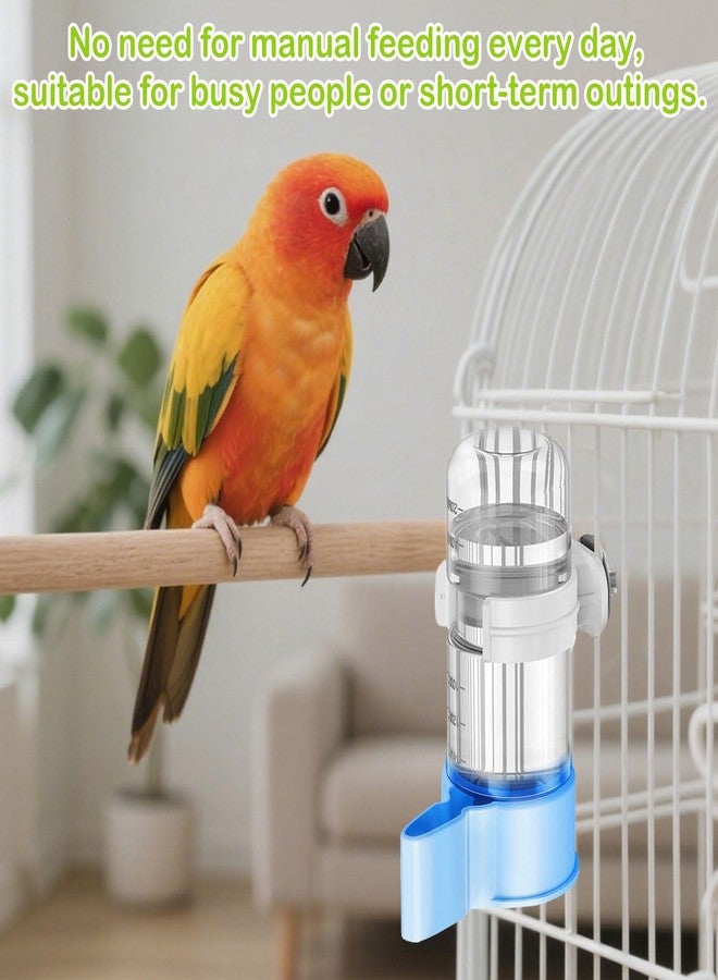 DAWZMR 2 PCS Automatic Bird Cage Water Dispenser, Parakeet Parrot Feeder Hanging Drinking - Image 5